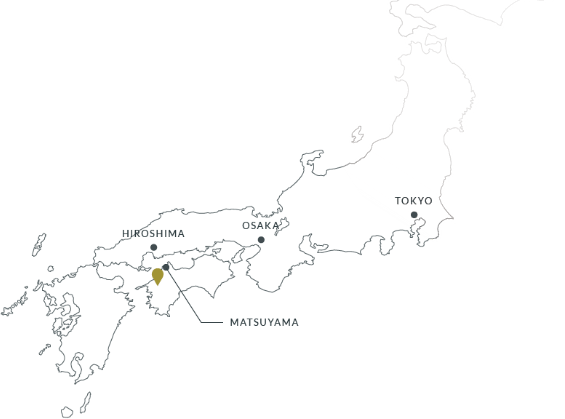 内子町エリアの地図